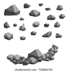 set nature rock stone 
