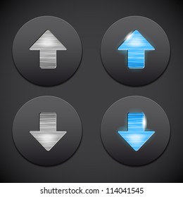 Set of navigation web buttons - vector web elements