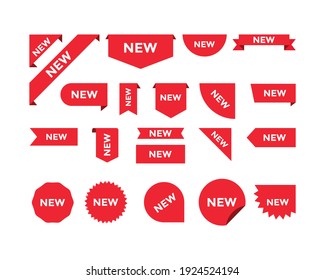 set of new label and tags, template shopping label. vector illustration