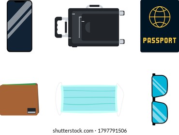 Set of New Normal Tourism 