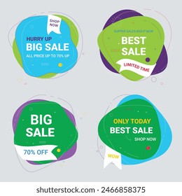 Set of new stickers, sale tags and labels. Shopping stickers and badges for merchandise and promotion, special offer, new collection, discount etc. Red stickers for web banners with transparent shadow