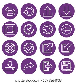 Set of new style black vector arrows isolated on white. Arrow vector icon set. Arrows vector illustration collection