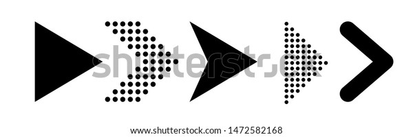 白い背景に新しいスタイルの黒いベクター画像矢印のセット 矢印アイコン 矢印のベクター画像アイコン 矢印 矢印のベクターイラストコレクション のベクター画像素材 ロイヤリティフリー
