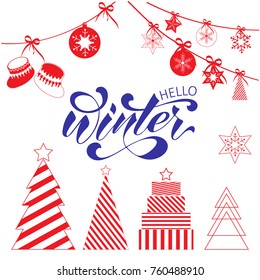 
A set of New Year elements for the design of your project