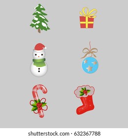 a set of New Year pictures