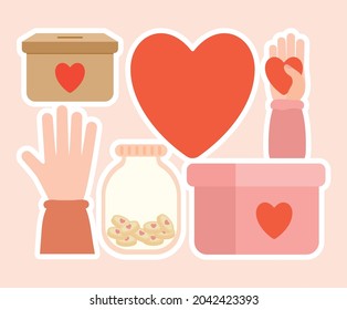 conjunto de bonitos iconos