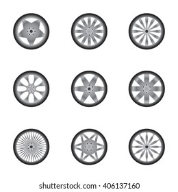 Big Metal Round Shape Groove Mark Stock Vector (Royalty Free) 1414354418