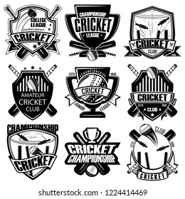 Cricket Logo Images Stock Photos Vectors Shutterstock