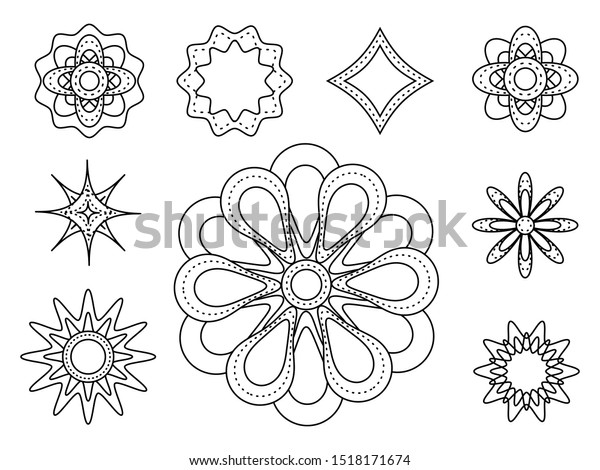 spirograph shapes set