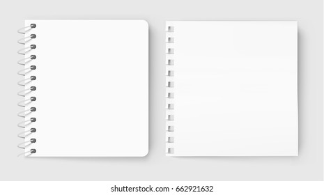 Set of note papers on a gray background. Illustrations ready for your design