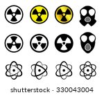 Set of Nuclear icons in many style, Vector