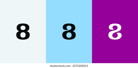 Conjunto de elementos de plantilla de diseño de iconos de logotipo mínimo número 7