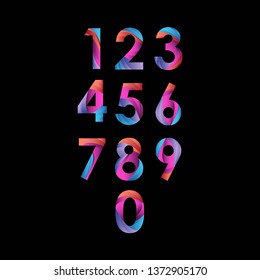 Set number design template