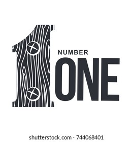 Set of number one logo templates. Two colors graphic number one logo templates, corporate identity. , vector illustrations isolated on white background.