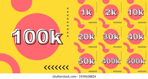 Set number of thank you followers