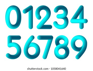 The set of numbers from 0 to 10