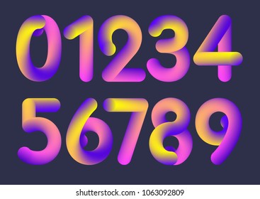 The set of numbers from 0 to 10