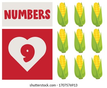 Set Of Numbers For Children Education