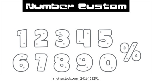 set numbers, custom with a variety of the latest models 1