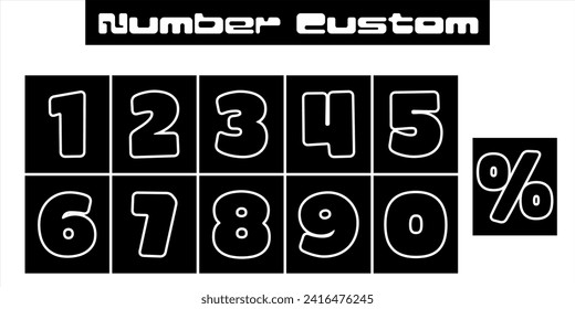 set numbers, custom with a variety of the latest models 2