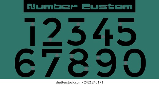 set numbers, custom with a variety of the latest models 24
