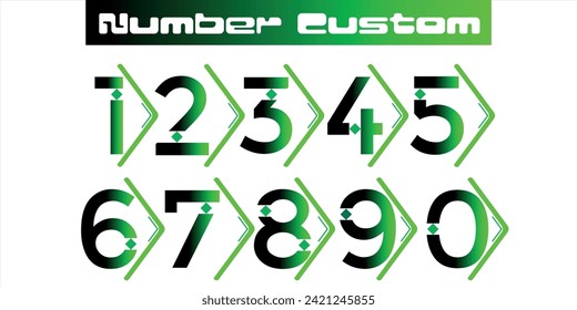 set numbers, custom with a variety of the latest models 25