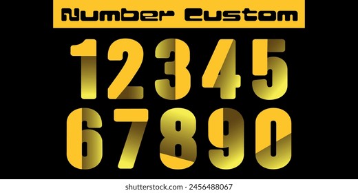 set numbers, custom with a variety of the latest models 55