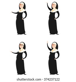 Set Of Nun Women