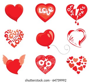 Set object -- hearts