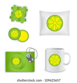 a set of objects for your design