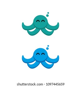 a set of octopus icons