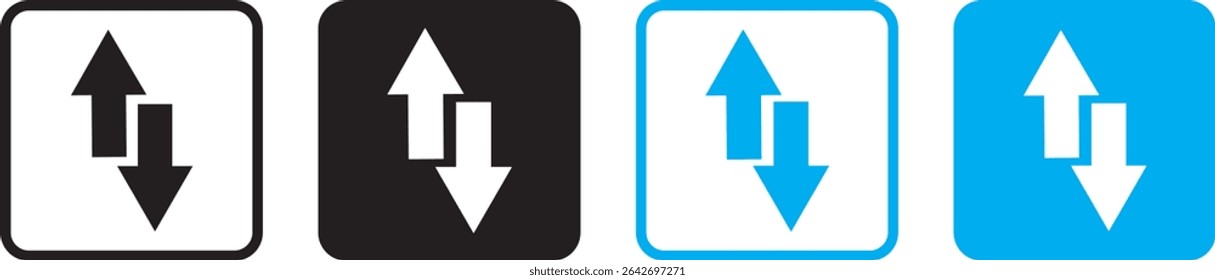 set off Collection arrows sign. Modern simple arrows, Modern simple solid arrows collection web design, illustrationVector,
