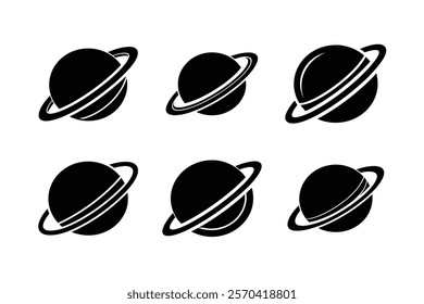 Set off spacecraft silhouette art