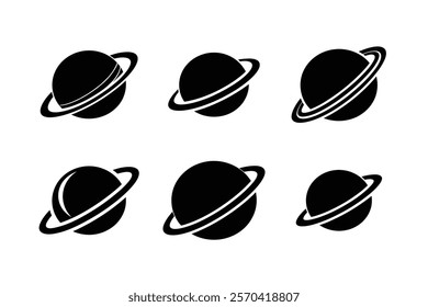 Set off spacecraft silhouette art