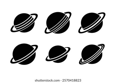 Set off spacecraft silhouette art