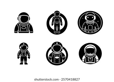 Set off spacecraft silhouette art