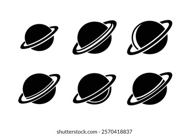 Set off spacecraft silhouette art