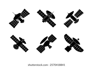 Set off spacecraft silhouette art