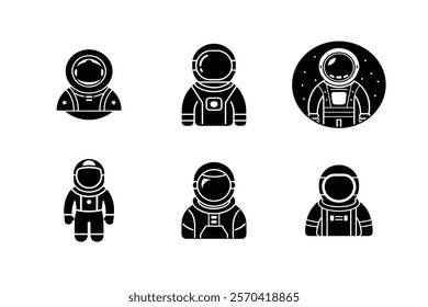 Set off spacecraft silhouette art