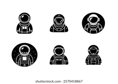 Set off spacecraft silhouette art