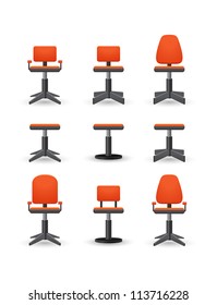 set of office chair