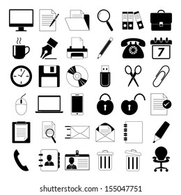 Set of Office Icons