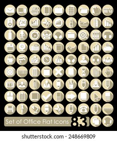 Set of office icons