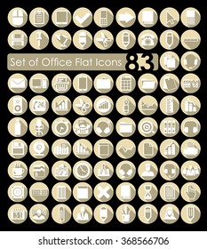 Set of office icons