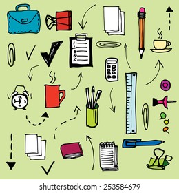  set of office supplies