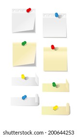 Set of office supplies, vector illustration in EPS10.
