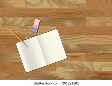 Set of office supplies, vector illustration in EPS10.