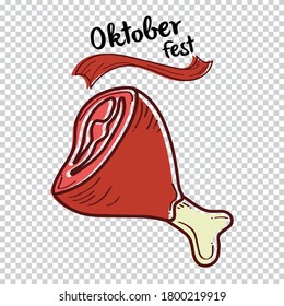 Set of Oktoberfest vector design elements. Vector Germany icon set. Cartoon handwrite illustration. Oktoberfest clip art elements.