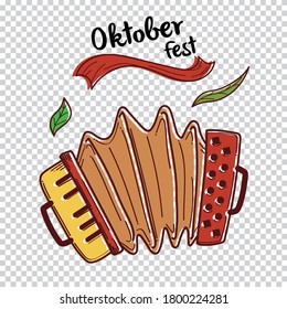 Set of Oktoberfest vector design elements. Vector Germany icon set. Cartoon handwrite illustration. Oktoberfest clip art elements.
