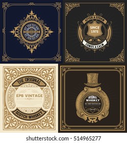 Set of old cards